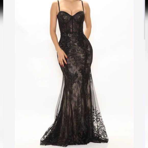 rosemore couture Dresses Rosemore Couture White Lace Prom Pageant